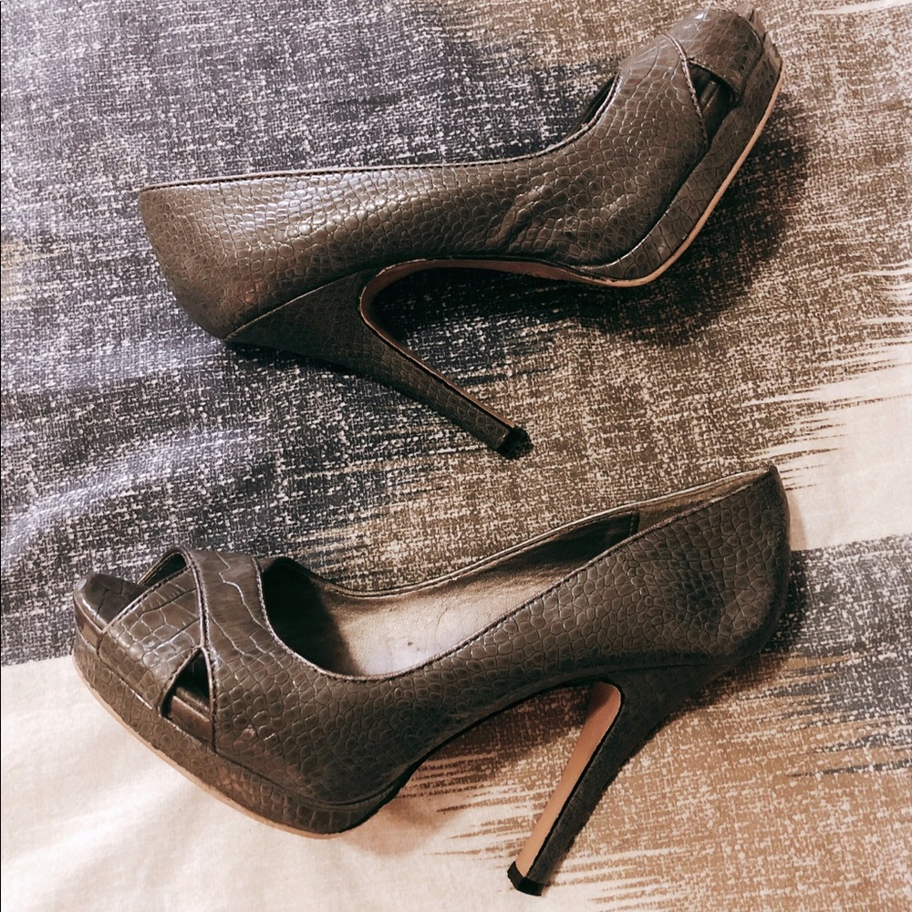 Grey Candies Heels